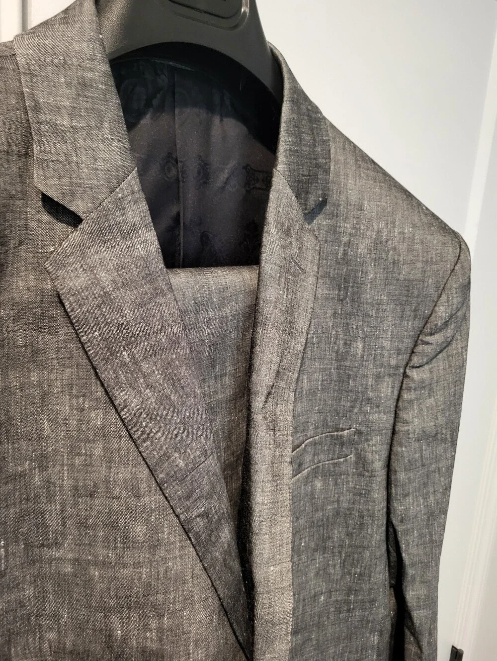 Versace Men's Graphite Gray Two-Button Suit Size 58